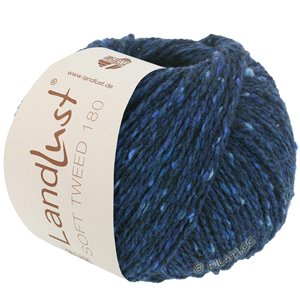 Lana Grossa LANDLUST Soft Tweed 180 | 114-тёмно-синий меланжевый