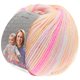Lana Grossa LENA Print | 110-цвет экрю/розовый/нежный персик/светло алый