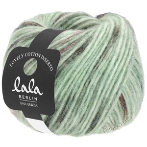 Lana Grossa LOVELY COTTON Inserto (lala BERLIN) | 111-зеленый пастель/серый