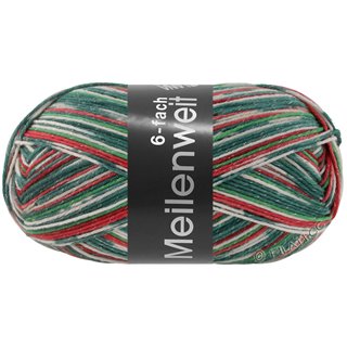 Lana Grossa MEILENWEIT 6-FACH 150g Merino Christmas Lurex