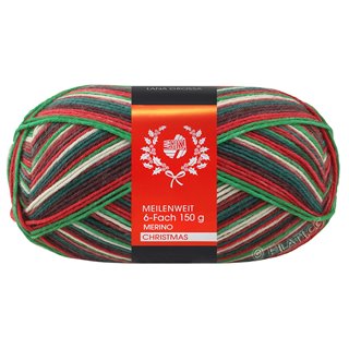 Lana Grossa MEILENWEIT 6-FACH 150g Merino Christmas