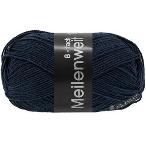 Lana Grossa MEILENWEIT 8-FACH 150g Uni | 9556-тёмно-синий