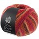 Lana Grossa MEILENWEIT 100g Cosy Socks Multi Stripes | 159-красный/фуксия/оранжевый/тёмно-коричневый/лососевый