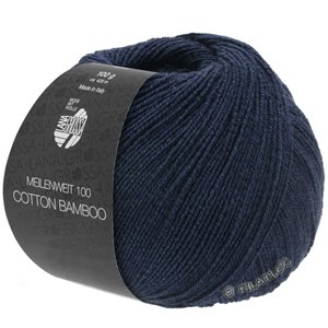Lana Grossa MEILENWEIT 100g Cotton Bamboo | 08-тёмно-синий 