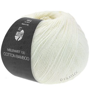 Lana Grossa MEILENWEIT 100g Cotton Bamboo | 09-белый