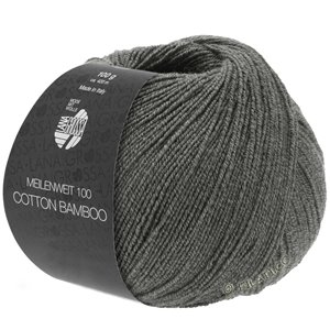 Lana Grossa MEILENWEIT 100g Cotton Bamboo | 15-тёмно-серый