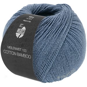 Lana Grossa MEILENWEIT 100g Cotton Bamboo | 34-джинс-синий