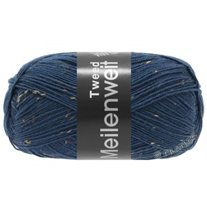 Lana Grossa MEILENWEIT 100g Tweed | 128-тёмно-синий 