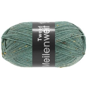 Lana Grossa MEILENWEIT 100g Tweed | 166-серо-зеленый