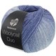 Lana Grossa MEILENWEIT 100g Woolycell Duo | 6005-синий/серо-синий/светло-голубой
