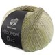Lana Grossa MEILENWEIT 100g Woolycell Duo | 6008-оливково-зелёный /серо-зеленый/серо-бежевый