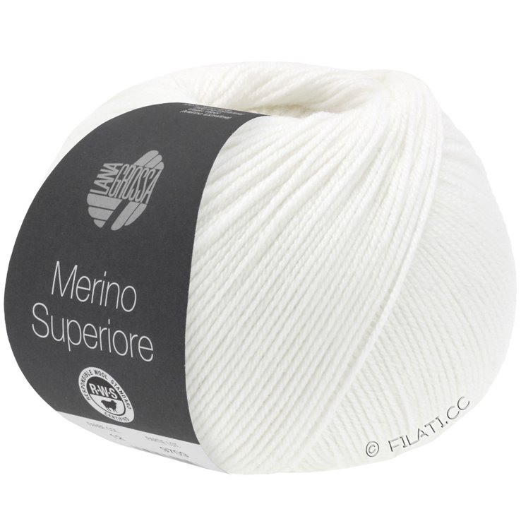 Lana Grossa MERINO SUPERIORE | 01-белый