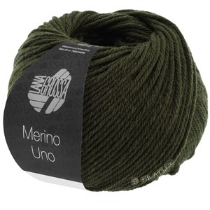 Lana Grossa MERINO UNO | 72-чёрно-зелёный