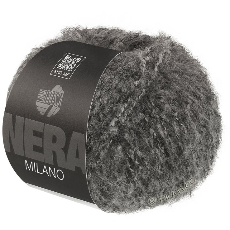 Lana Grossa MILANO (Nera) | 02-тёмно-серый меланжевый