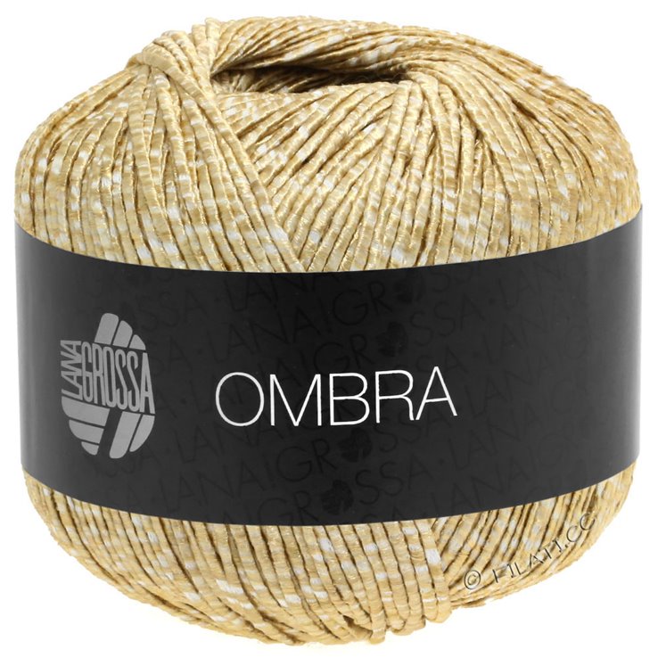 Lana Grossa OMBRA | 01-белый/бежевый