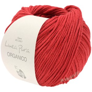 Lana Grossa ORGANICO  Uni (Linea Pura) | 138-красные розы
