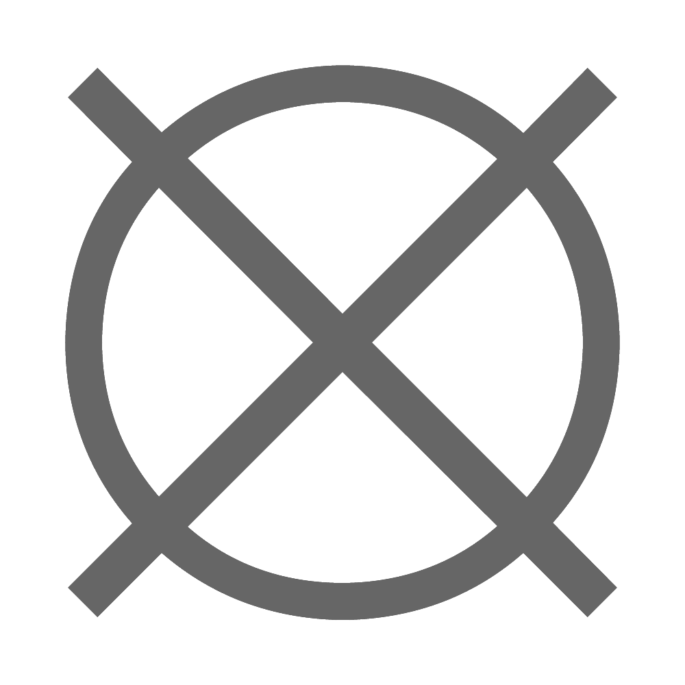 Химическая чистка запрещена