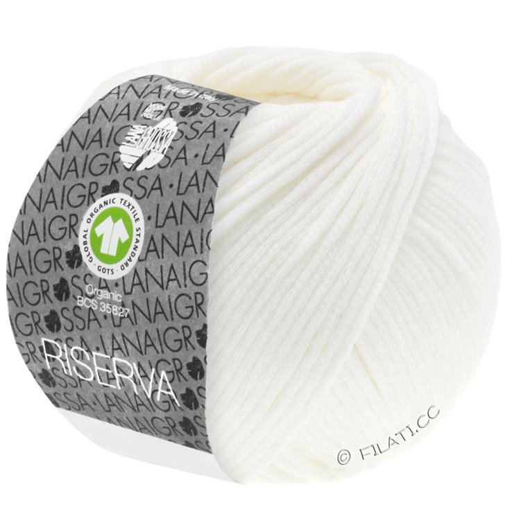 Lana Grossa RISERVA (GOTS) | 01-белый