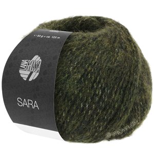 Lana Grossa SARA | 14-тёмно-оливковый меланжевый