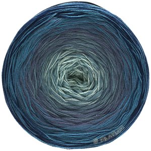 Lana Grossa SHADES OF COTTON | 106-синий/тёмно-синий/светло синий/серо-голубой/бело-серый