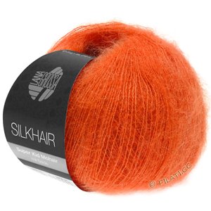 Lana Grossa SILKHAIR  Uni/Melange уни/меланж | 136-темно оранжевая