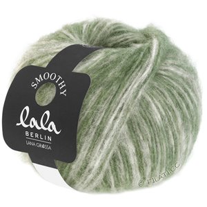 Lana Grossa SMOOTHY (lala BERLIN) | 08-светло-серый/зелёный