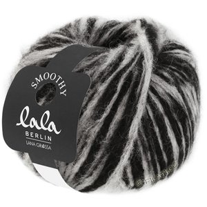 Lana Grossa SMOOTHY (lala BERLIN) | 10-серый/чёрный
