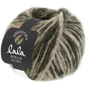 Lana Grossa SMOOTHY (lala BERLIN) | 11-антрацитовый/серо-коричневый