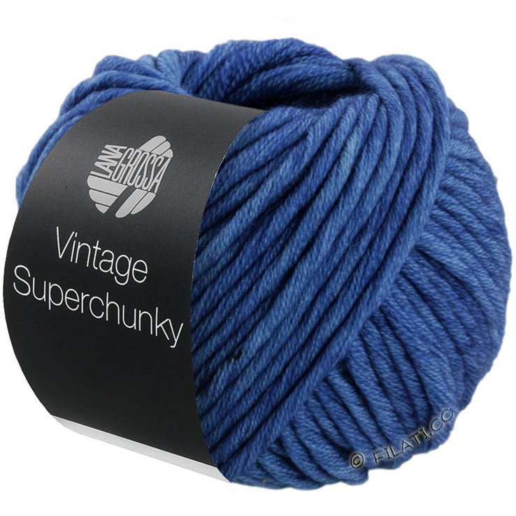 Lana Grossa Vintage Superchuncky | 504-чернильный