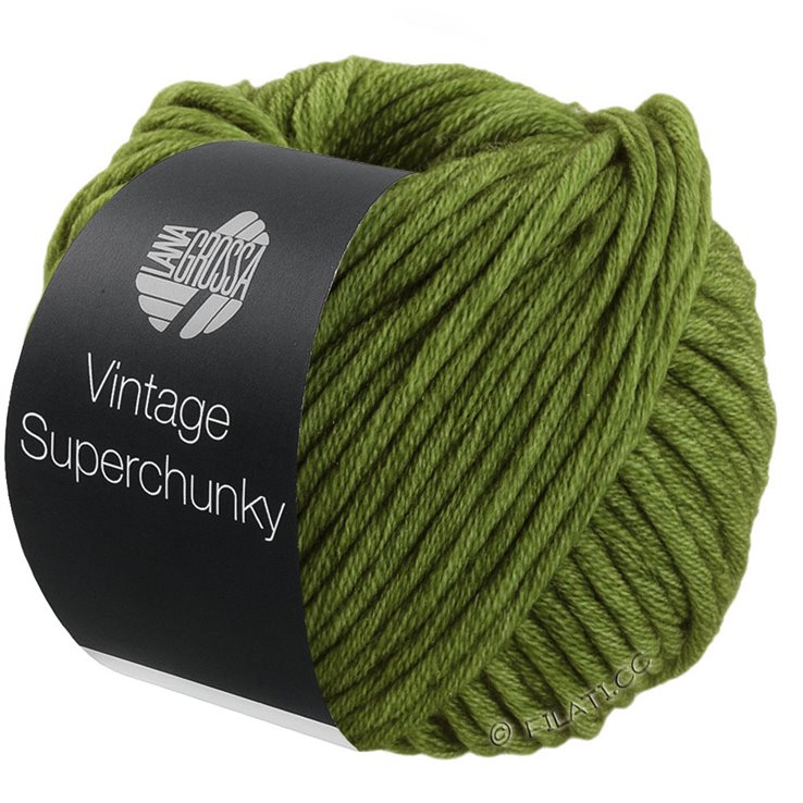 Lana Grossa Vintage Superchuncky | 507-зелёное яблоко