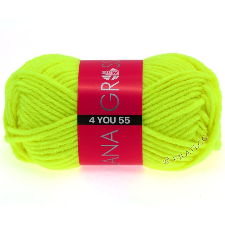 Lana Grossa NEON-4YOU 55 | 501-неоново-жёлтый