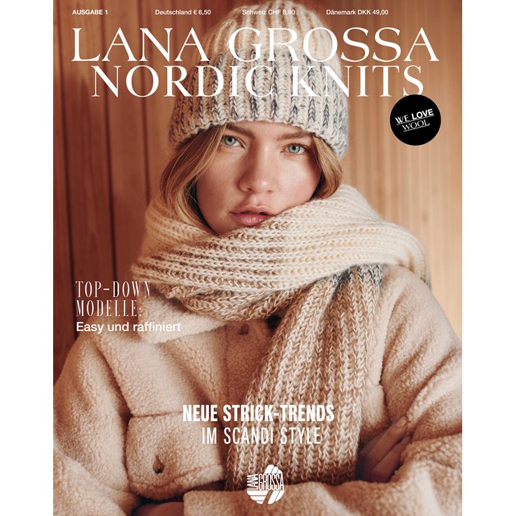 Nordic Knits No. 1 - Журнал на немецком, инструкции на русском языке от Lana Grossa