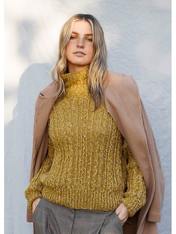 Lana Grossa ПУЛОВЕР Brigitte No. 2 Seta