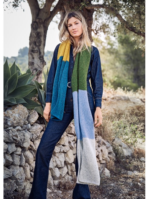 Lana Grossa ШАЛЬ Brigitte No. 2