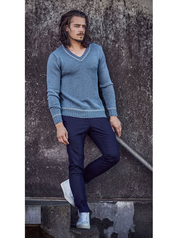 Lana Grossa ПУЛОВЕР COOL WOOL Melange (GOTS)