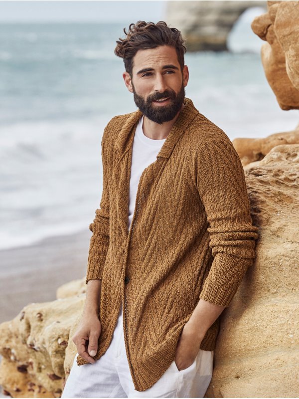 Lana Grossa КОФТА Solo Lino Melange