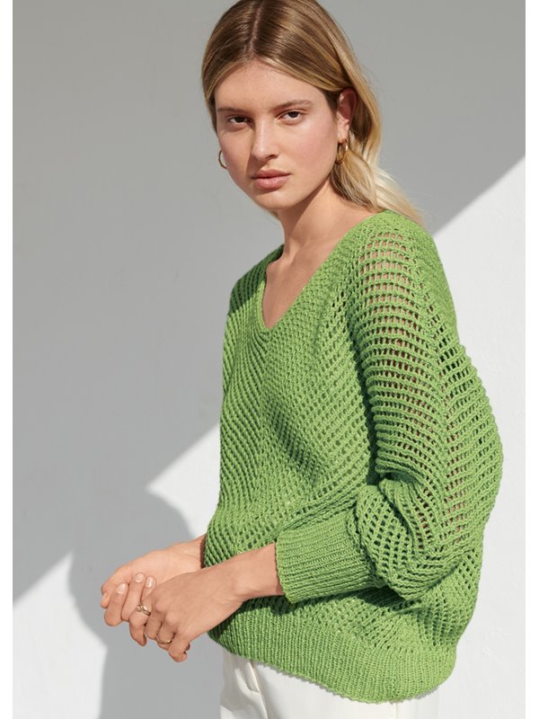 Lana Grossa ПУЛОВЕР Alta Moda Cotolana