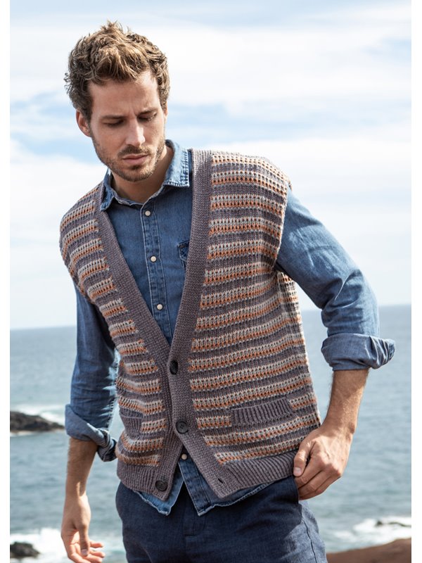 Lana Grossa ЖИЛЕТ Alta Moda Cotolana