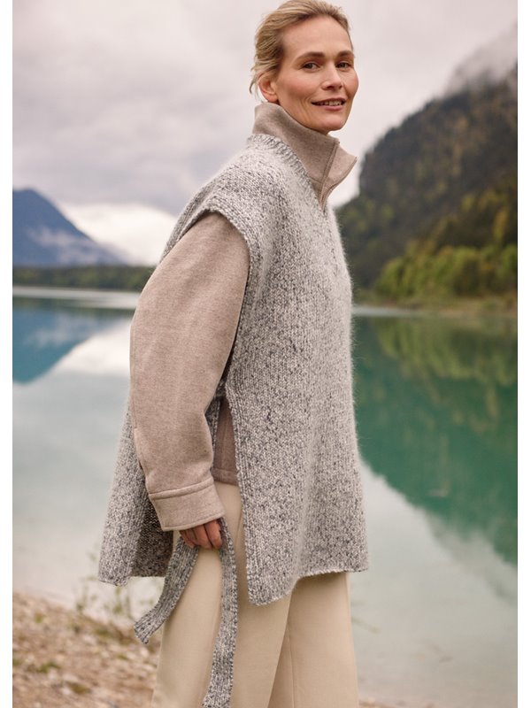 Lana Grossa ПУЛОВЕР БЕЗ РУКАВОВ Cool Merino & Silkhair