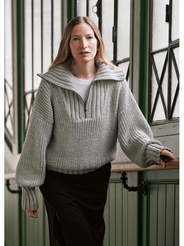 Lana Grossa ПУЛОВЕР Cool Wool Big Mélange