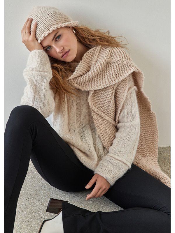 Lana Grossa ДЛИННЫЙ ШАРФ Ecopuno Chunky