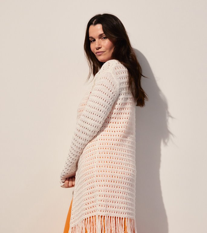 Lana Grossa CARDIGAN Linissimo - Strikkeopskrift (SE)