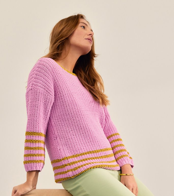 Lana Grossa PULLOVER Promessa & Dodici