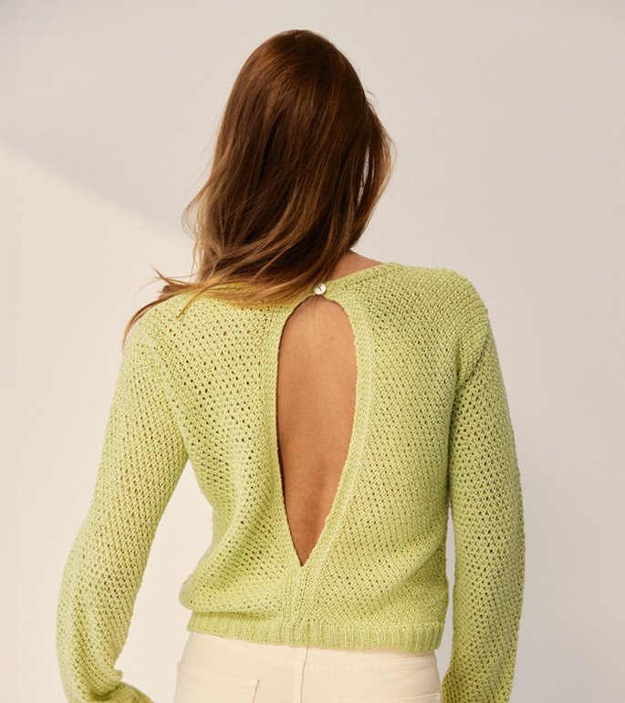 Lana Grossa PULLOVER Campo - Strikkeoppskrift (SE)