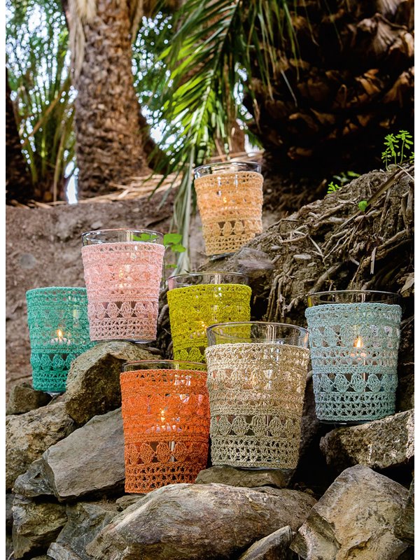 Lana Grossa АЖУРНЫЕ ЧЕХЛЫ ДЛЯ ПОДСВЕЧНИКОВ Secondo