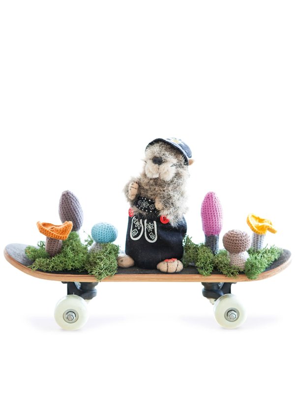 Lana Grossa ГРИБЫ, СВЯЗАННЫЕ СТОЛБИКАМИ БЕЗ НАКИДА Cool Wool