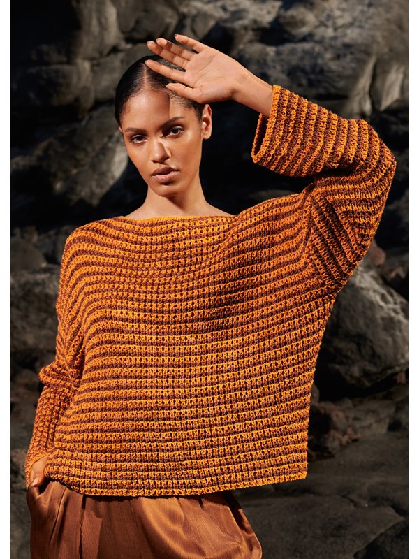 Lana Grossa ПУЛОВЕР Landlust Sommerseide