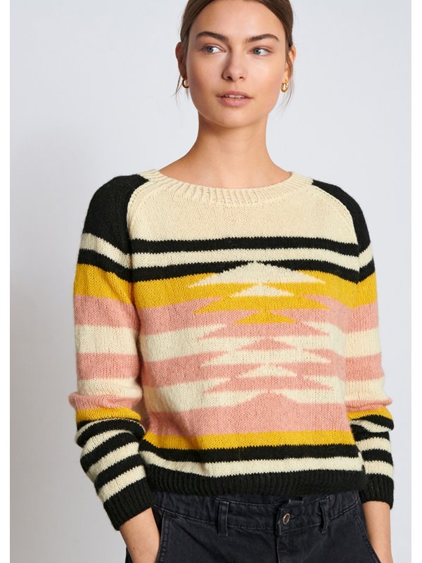 Lana Grossa РЕГЛАН- ПУЛОВЕР Ecopuno