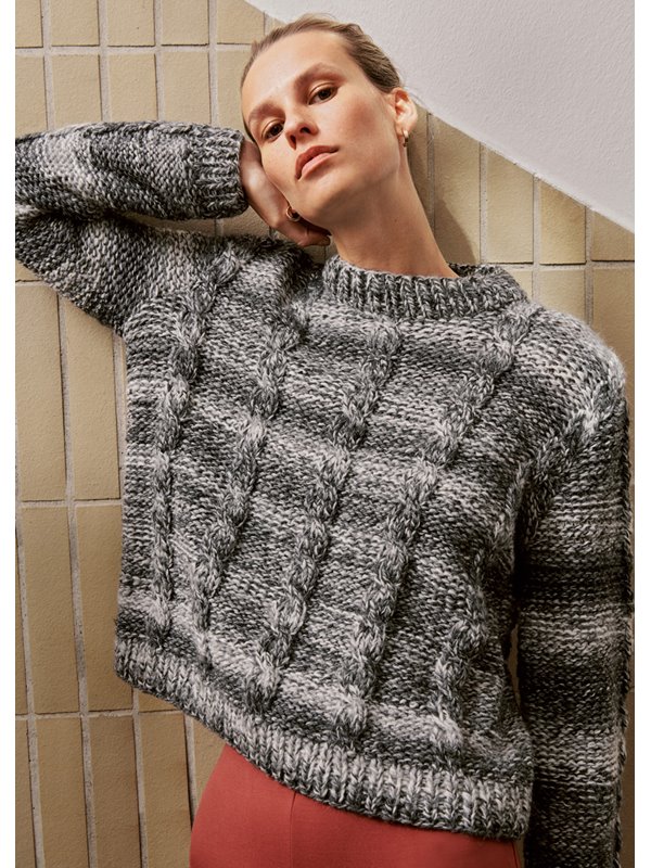 Lana Grossa ПУЛОВЕР Duetto Classico & Duetto Puno