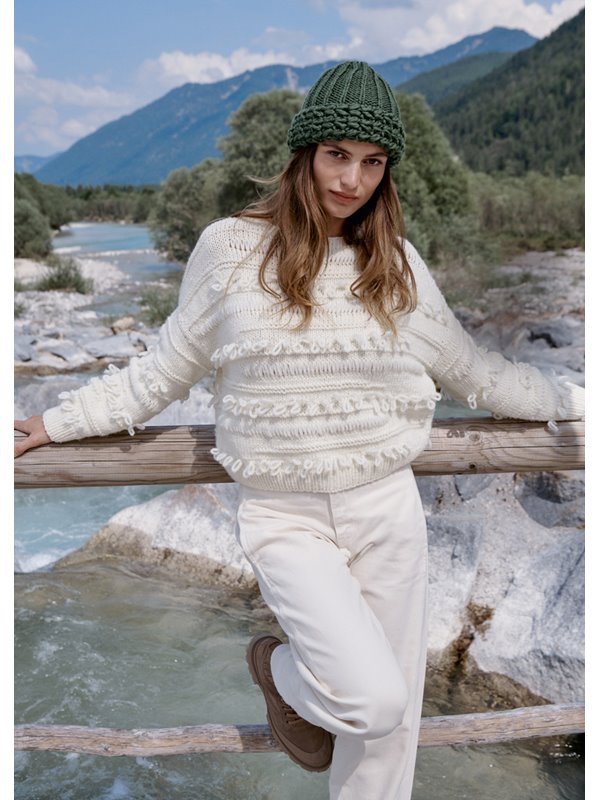 Lana Grossa ПУЛОВЕР Cool Merino Big